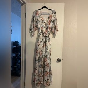 Floral maxi dress
